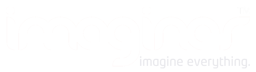 Imaginar logo white