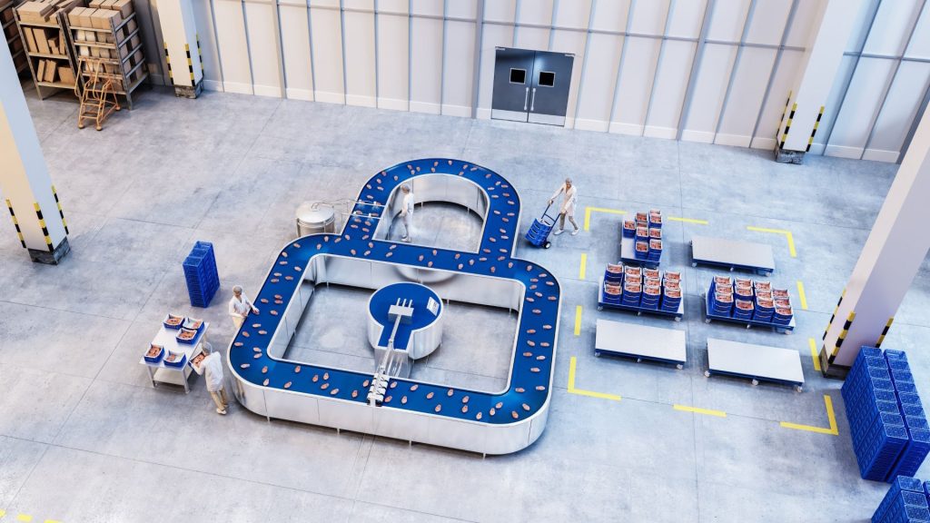 3D Animation Conveyor Belt ABB Food and Beverage