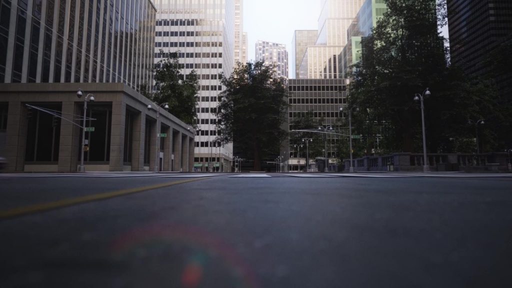 Automotive Animation Bentley Photo-real city environment