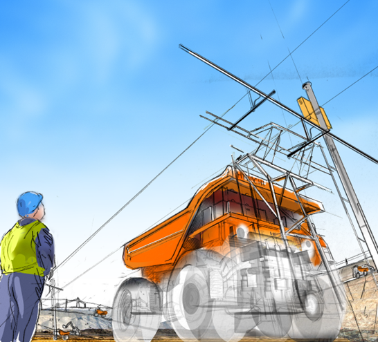 Hitachi Energy Digital Solutions Animation Mining Scamp