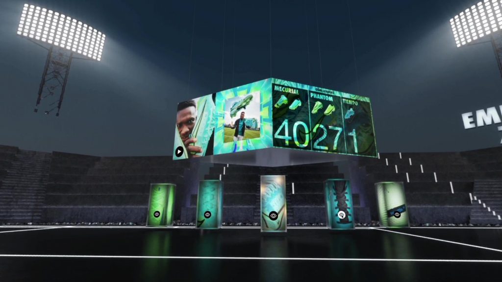 Nike Web Based Extended Virtual Experience Impulse Zone