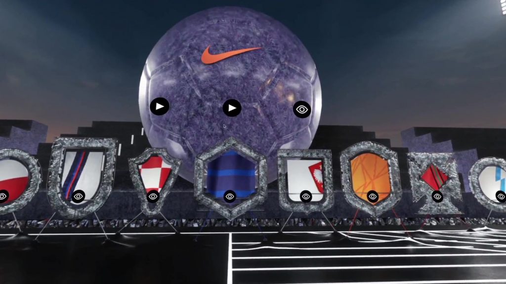 Nike Web Based Virtual Experience Move to Zero Zone