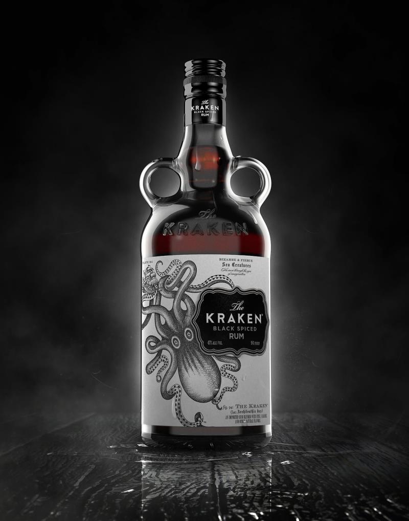 The Kraken 3D Bottle Images